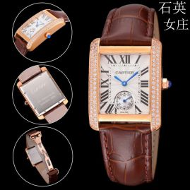 Picture of Cartier Watches Men Lovers _SKU2419cartier-s28mm-l34mmx8mm-0814252807